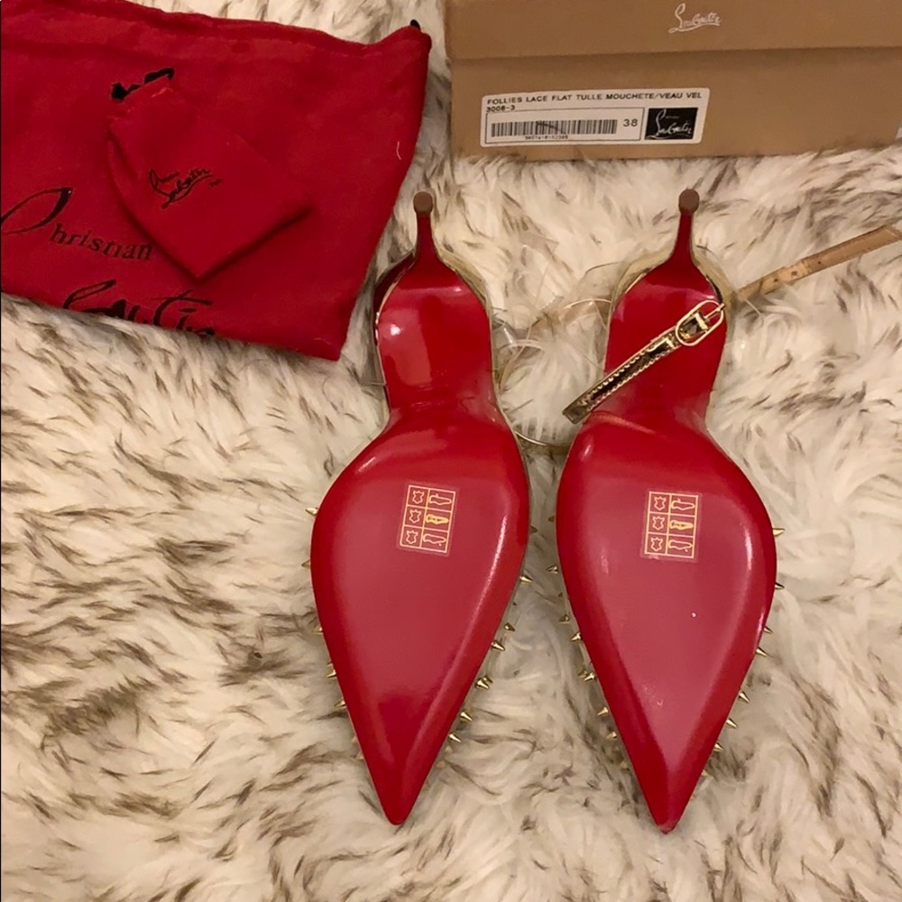 Christian Louboutin Spikoo Heels - Picture 3 of 4